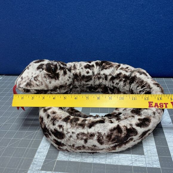 65" Adventure Planet PLUSH SNAKE Brown White Jumbo Stuffed Animal Toy # AP-SNSPR - Picture 4 of 9